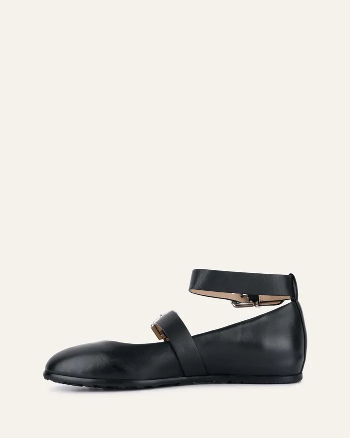 Women BALLET jomercer Hera casual flats black leather Women BALLET jomercer Hera casual flats black leather