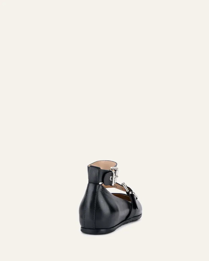 Women BALLET jomercer Hera casual flats black leather Women BALLET jomercer Hera casual flats black leather
