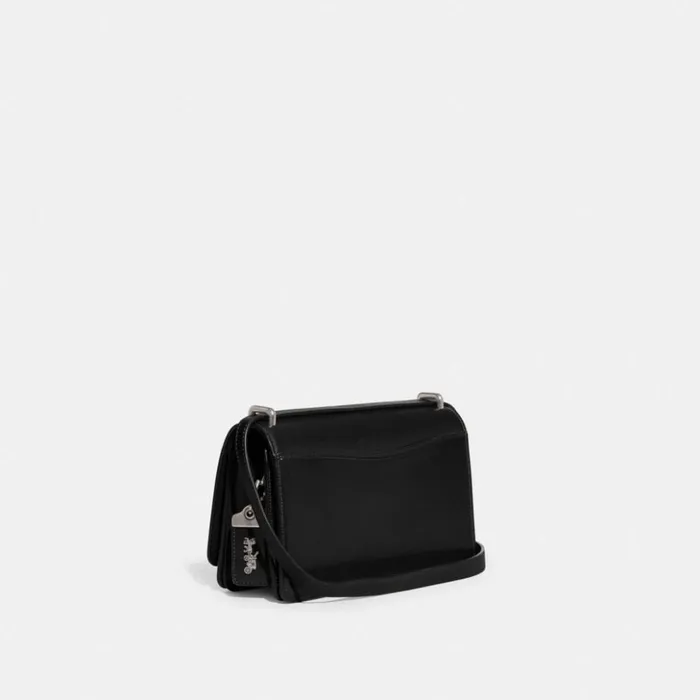 Women Bandit Shoulder Bag Silverblack Coach Shoulder Bags and Hobos