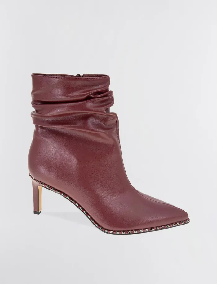Women BCBGeneration BCBG Deep Red Manda Bootie Port