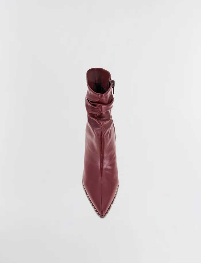 Women BCBGeneration BCBG Deep Red Manda Bootie Port