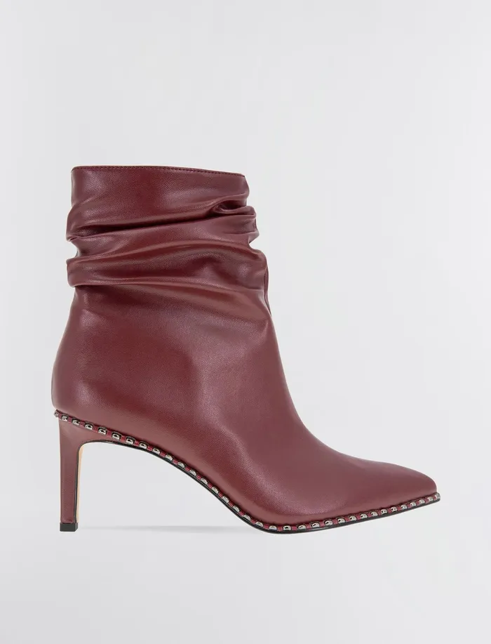 Women BCBGeneration BCBG Deep Red Manda Bootie Port