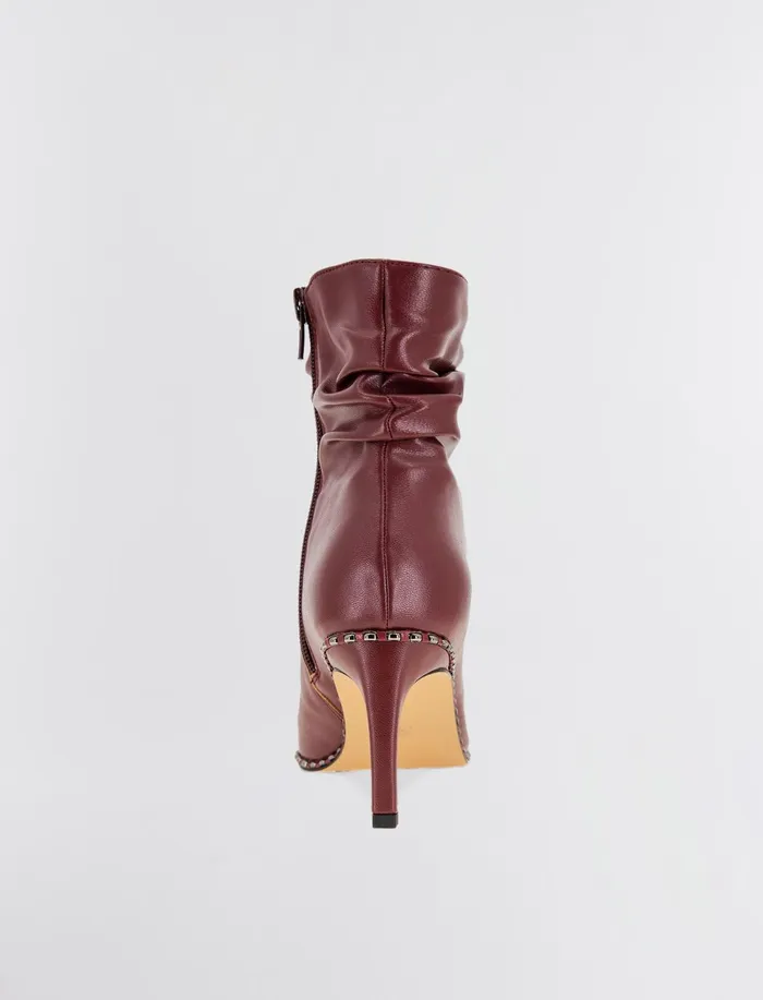 Women BCBGeneration BCBG Deep Red Manda Bootie Port