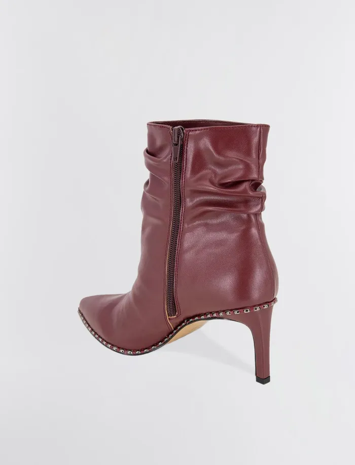 Women BCBGeneration BCBG Deep Red Manda Bootie Port