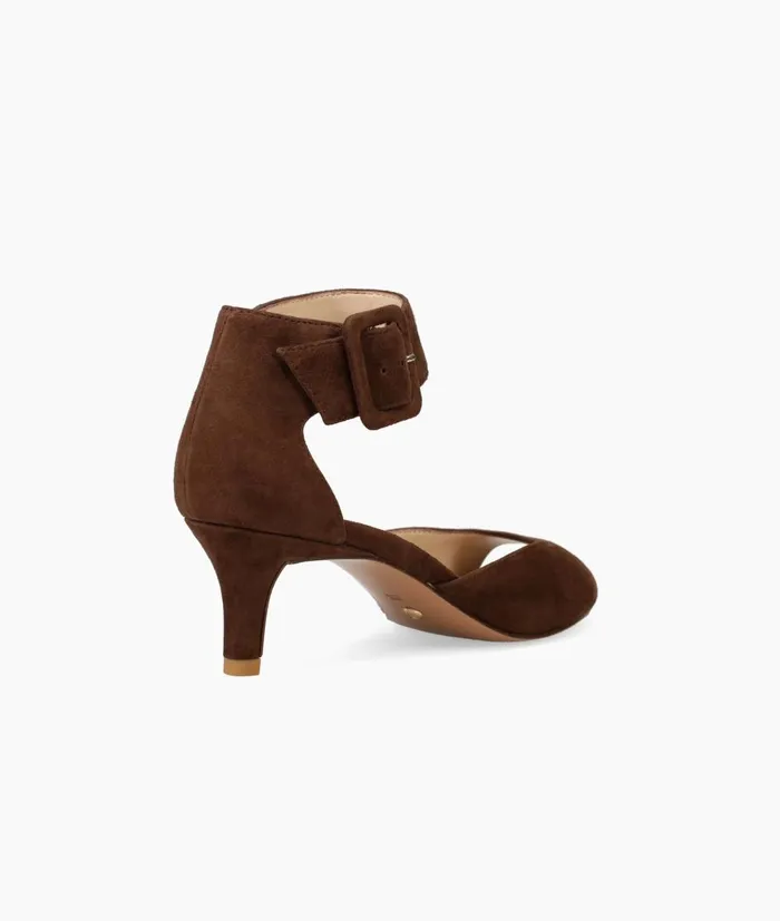 Women Berlin Low Heel 8211 Oak Pelle Moda Low Heels