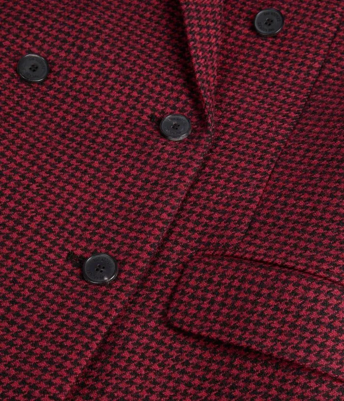 Women Blazers and Suits THE KOOPLES Black And Red Houndstooth Blazer