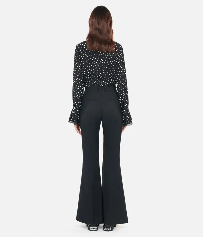 Women Blazers and Suits THE KOOPLES Black Wool Blend Suit Trousers