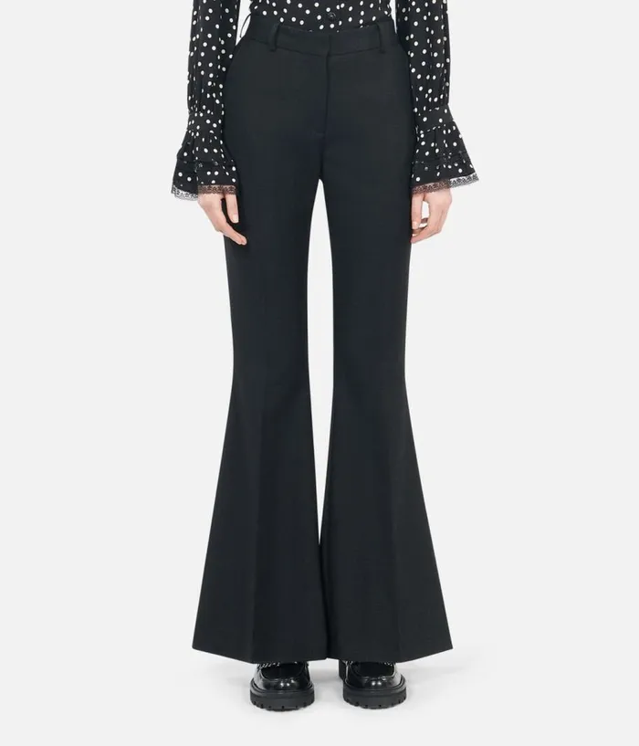 Women Blazers and Suits THE KOOPLES Black Wool Blend Suit Trousers