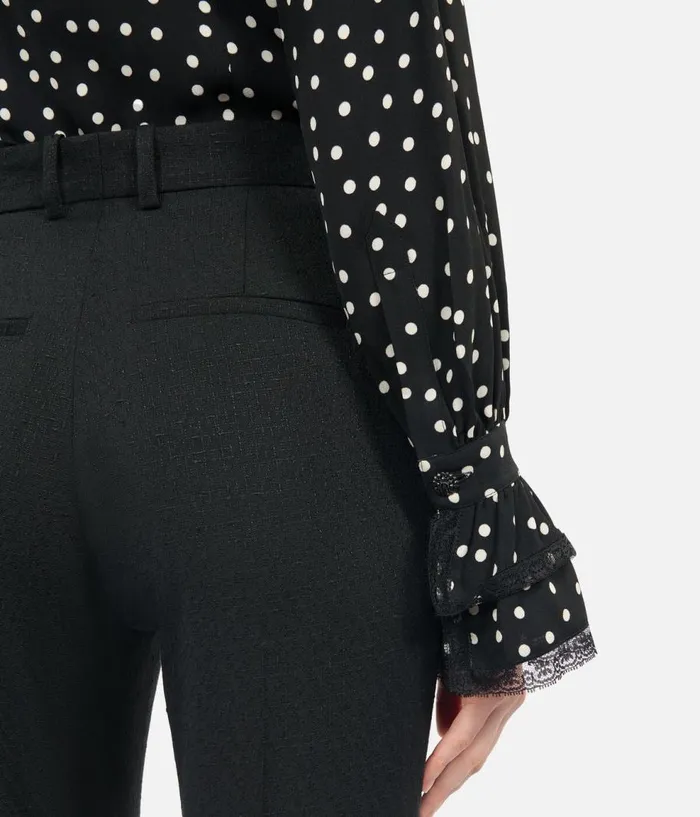 Women Blazers and Suits THE KOOPLES Black Wool Blend Suit Trousers
