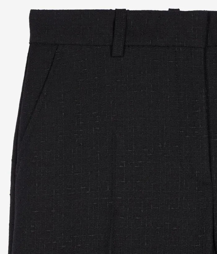 Women Blazers and Suits THE KOOPLES Black Wool Blend Suit Trousers