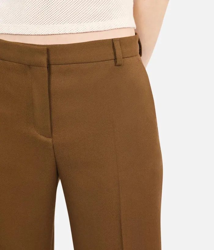 Women Blazers and Suits THE KOOPLES Loosefitting Brown Suit Trousers