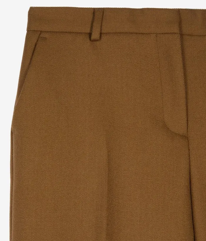 Women Blazers and Suits THE KOOPLES Loosefitting Brown Suit Trousers
