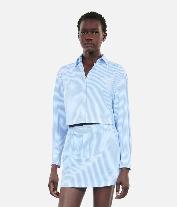 Women Blouses and Shirts THE KOOPLES Short Striped Shirt