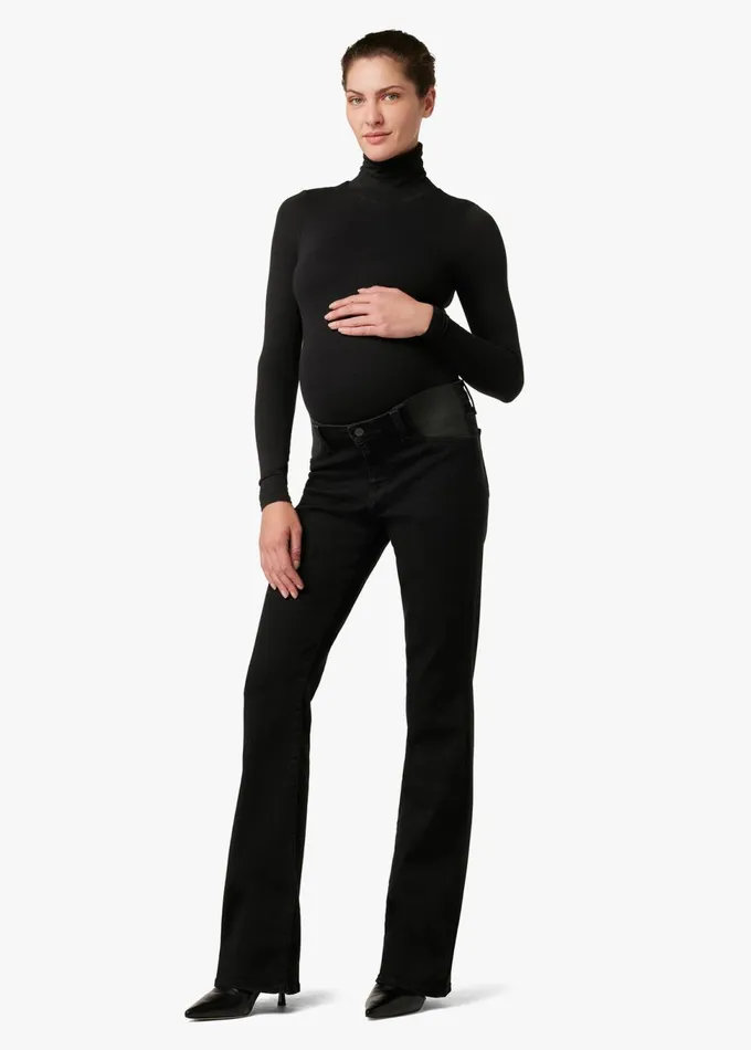 Women Bootcut Joe039s Jeans THE ICON MATERNITY Black