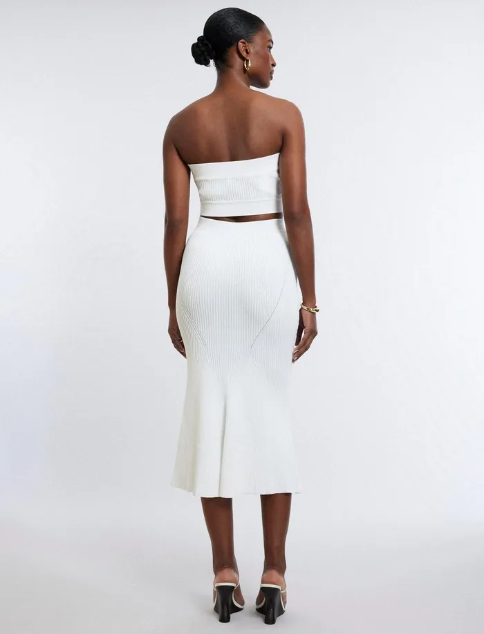 Women Bottoms BCBG Mackenzie Knit Maxi Skirt Gardenia
