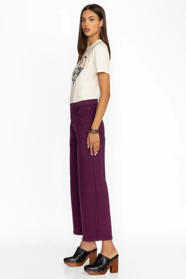 Women Bottoms Johnny Was MADEMOISELLE WIDE LEG JEAN Potent Purple Women Bottoms Johnny Was MADEMOISELLE WIDE LEG JEAN Potent Purple