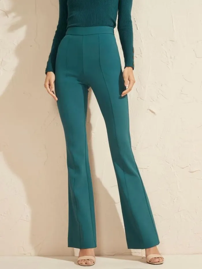 Women Bottoms Marciano Chloe Flared Pant Regal Teal Multi