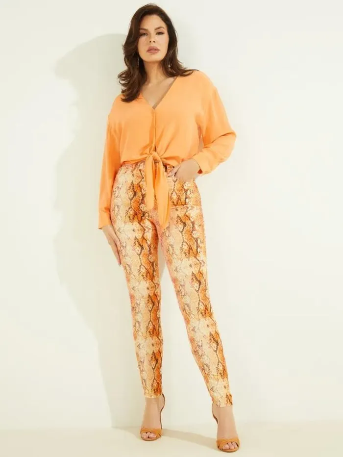 Women Bottoms Marciano Snakeskin Stiletto No 97 Skinny Jean Sonora Skin Women Bottoms Marciano Snakeskin Stiletto No 97 Skinny Jean Sonora Skin