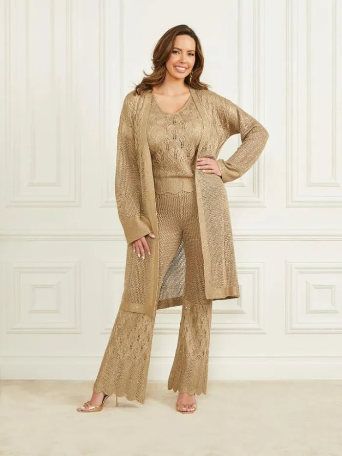 Women Bottoms Marciano Whitney Sweater Pant English Cake Multi Women Bottoms Marciano Whitney Sweater Pant English Cake Multi