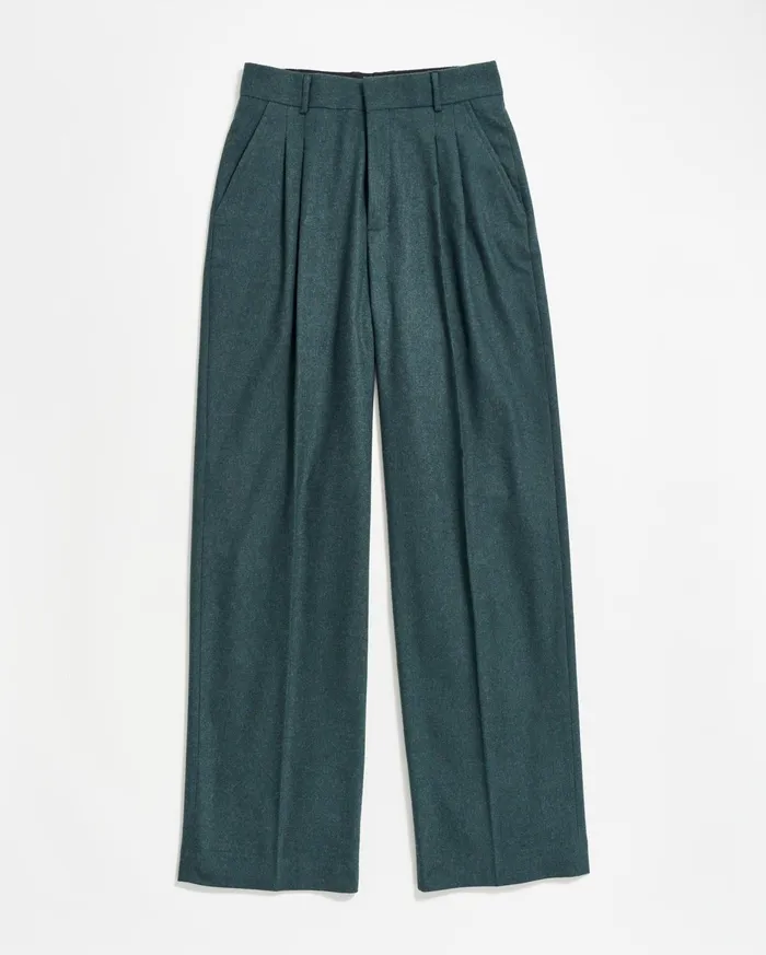 Women Boyfriend Trouser Greygreen Billy Reid Bottoms