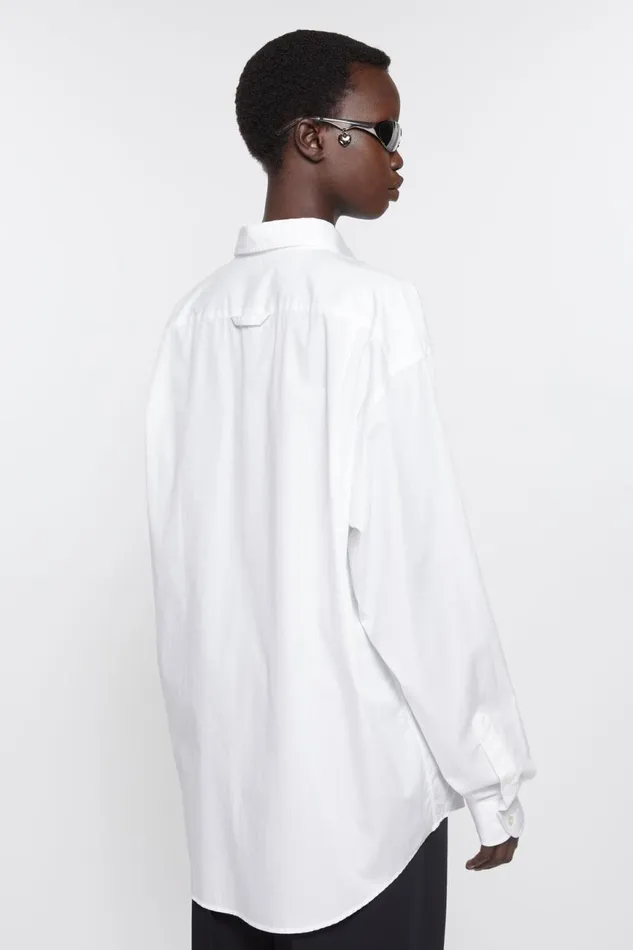 Women Buttonup Shirt White Acne Studios Shirts and Blouses