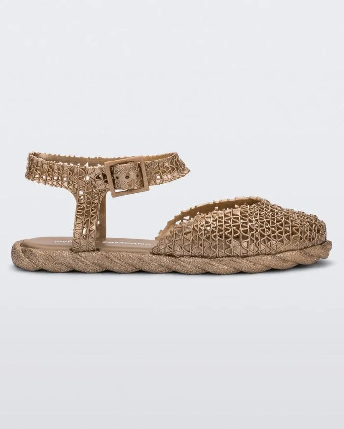 Women Campana Espadrille Gold Melissa Sandals