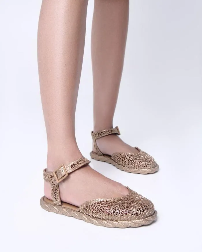 Women Campana Espadrille Gold Melissa Sandals