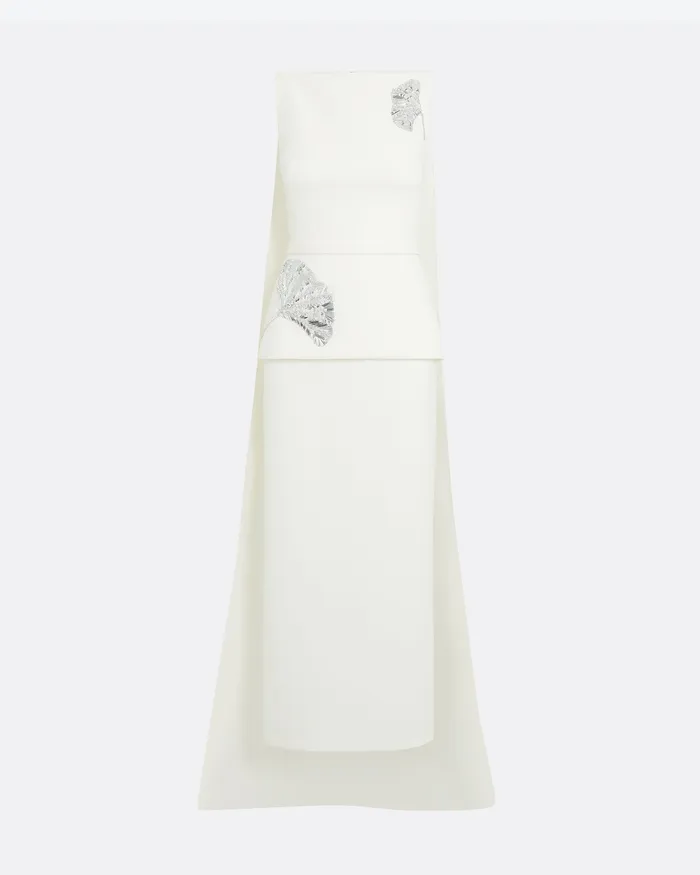 Women Cemile Ivory Midi Dress Ivory Dresses Safiyaa