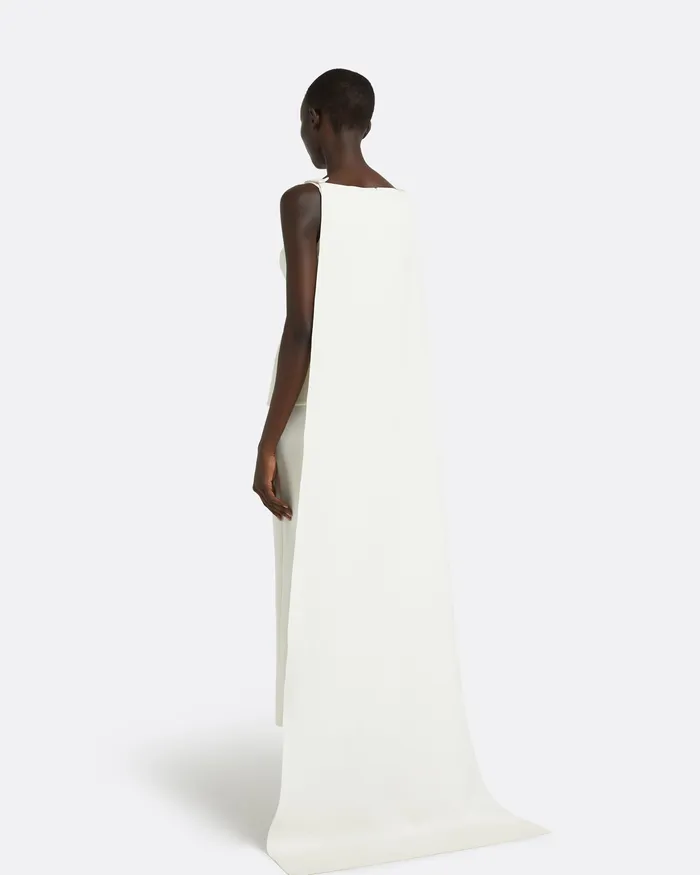 Women Cemile Ivory Midi Dress Ivory Dresses Safiyaa