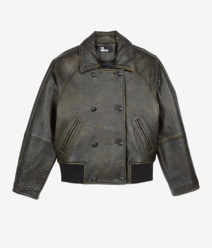 Women Coats and Jackets THE KOOPLES Brown Leather Jacket Women Coats and Jackets THE KOOPLES Brown Leather Jacket