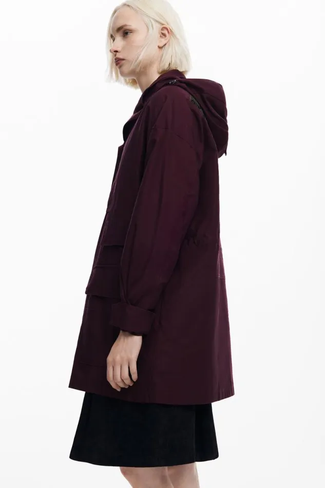 Women Coats And Jackets Desigual Long Jacket With Patches