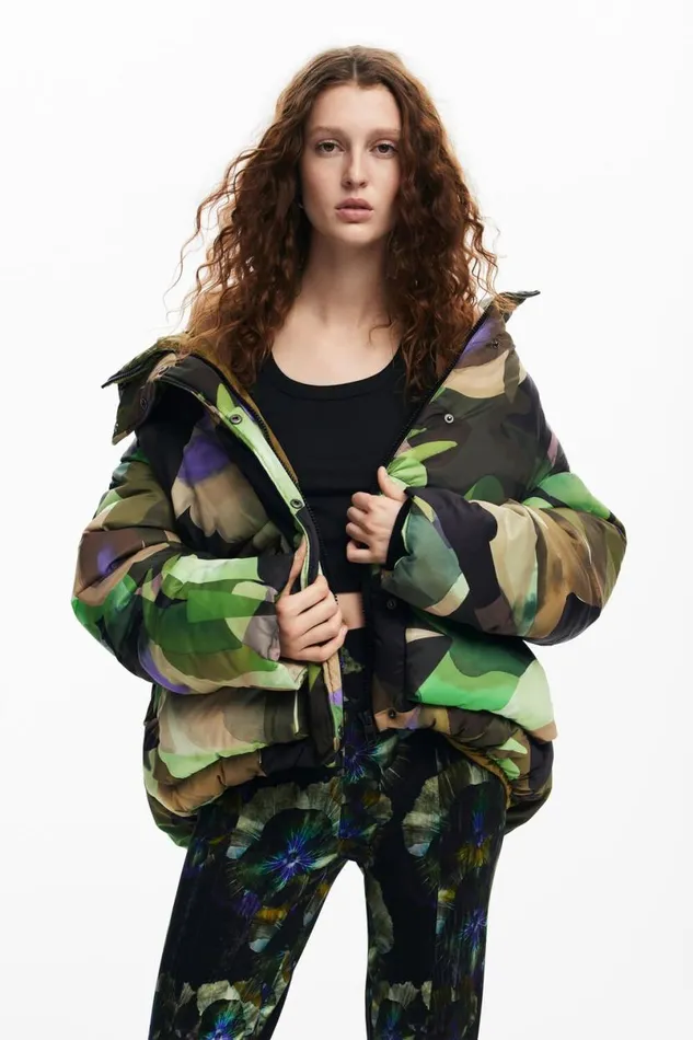 Women Coats And Jackets Desigual Padded Coat M Christian Lacroix