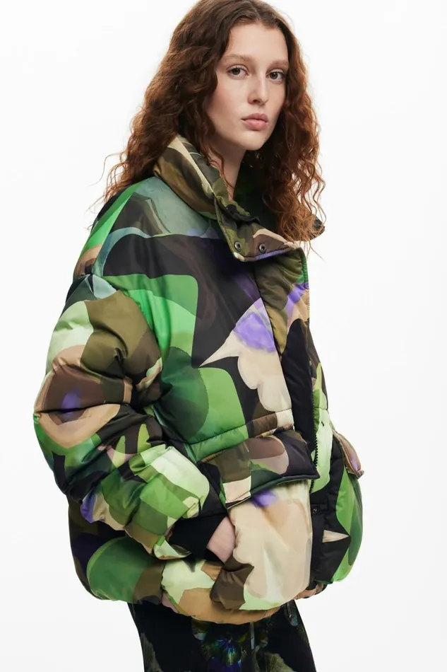 Women Coats And Jackets Desigual Padded Coat M Christian Lacroix