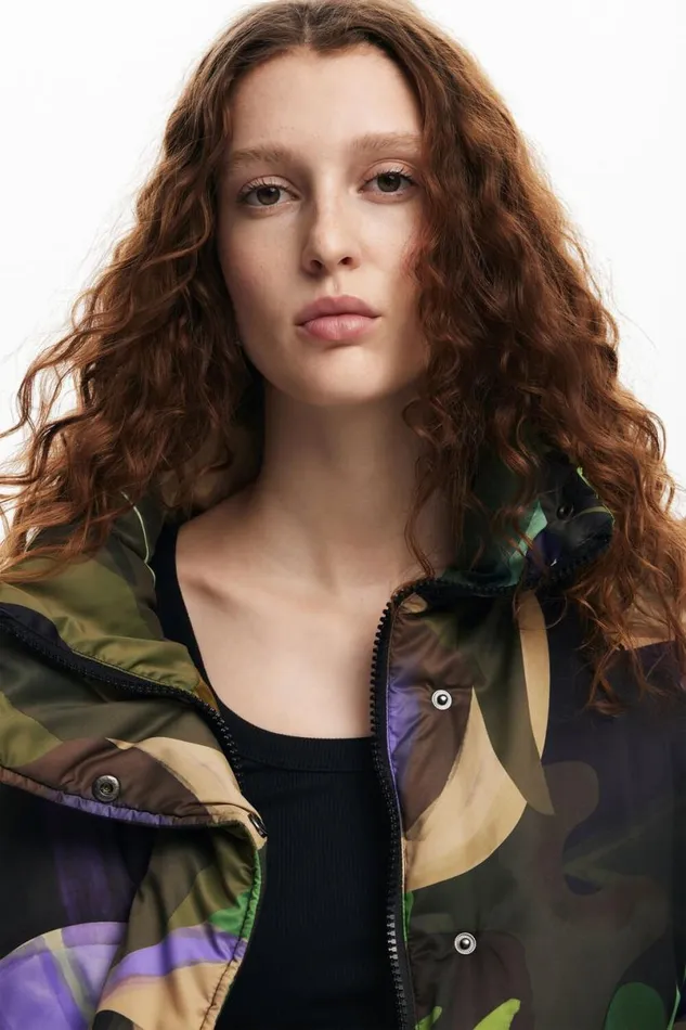 Women Coats And Jackets Desigual Padded Coat M Christian Lacroix