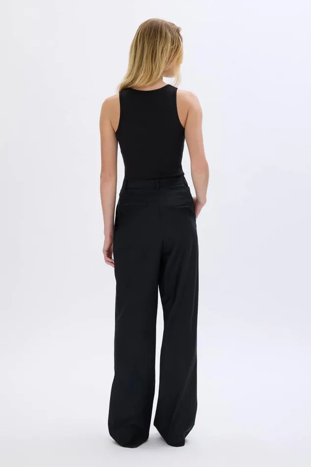 Women Cotton Tank Top Black Black Sonia Rykiel Tank Tops