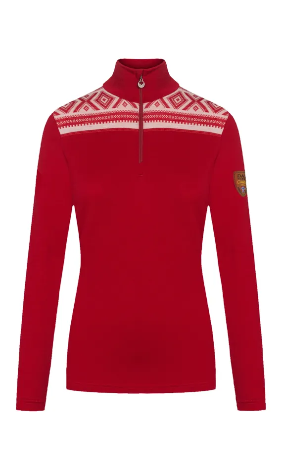 Women Dale Of Norway Halfzip Cortina Superfine Sweater 8211 Superfine Merino