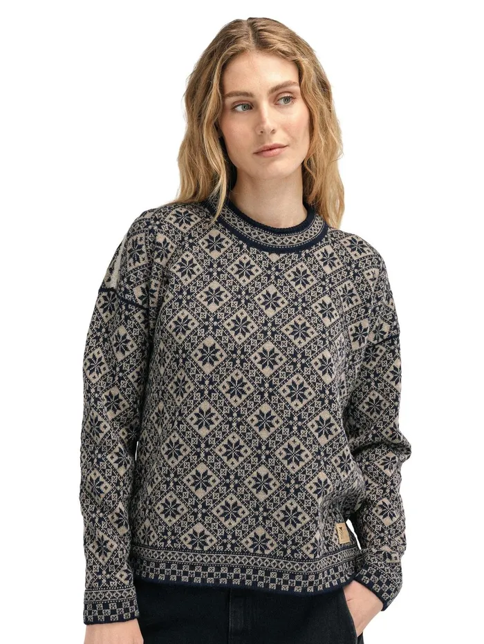 Women Dale Of Norway Round Neck BjorxF8y Sweater