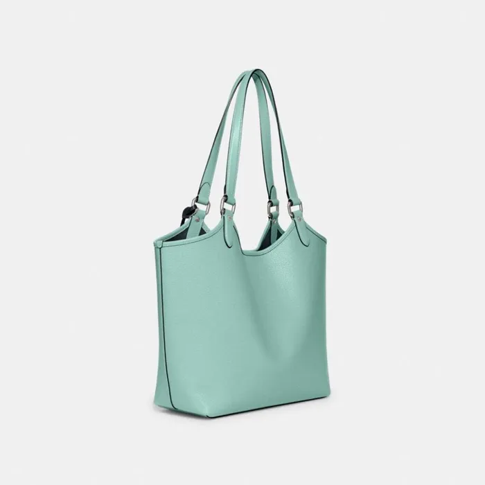 Women Day Tote Silverfaded Blue Coach Totes and Carryalls
