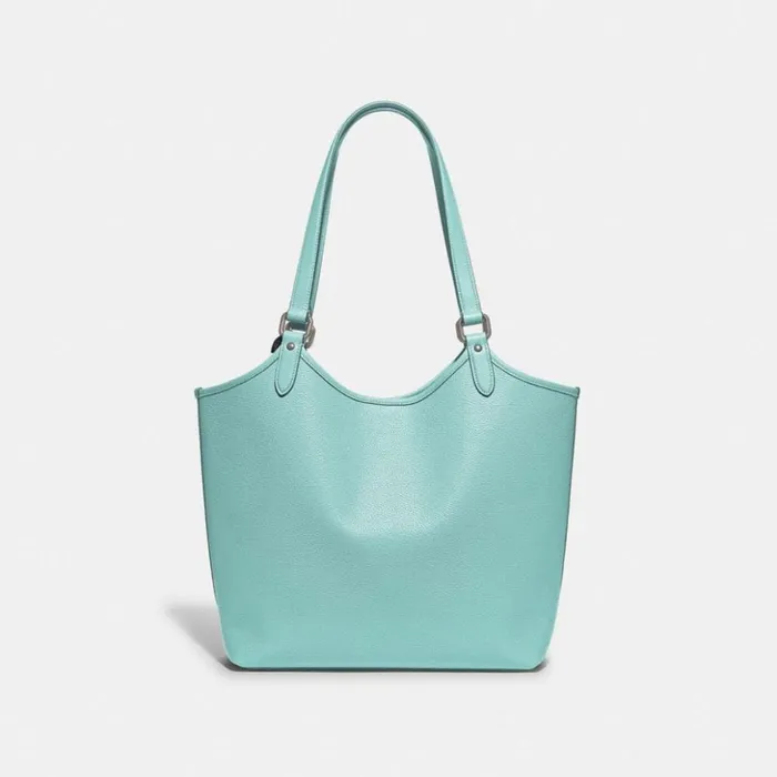 Women Day Tote Silverfaded Blue Coach Totes and Carryalls