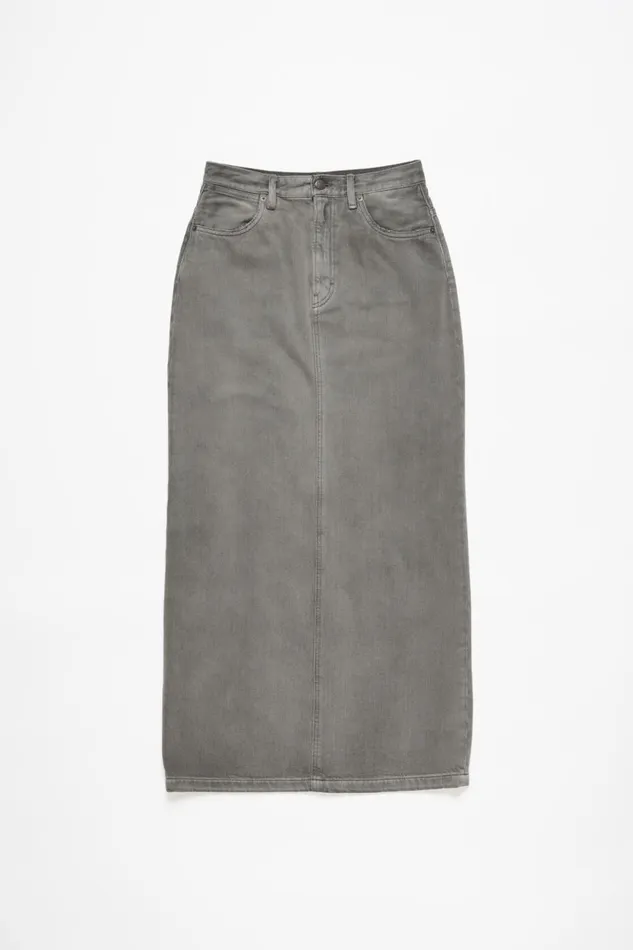 Women Denim Skirt Anthracite Grey Acne Studios Skirts