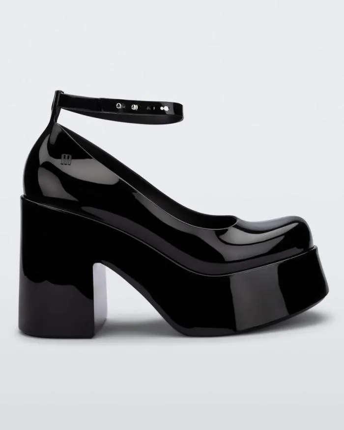 Women Doll Heel Black Melissa Platforms