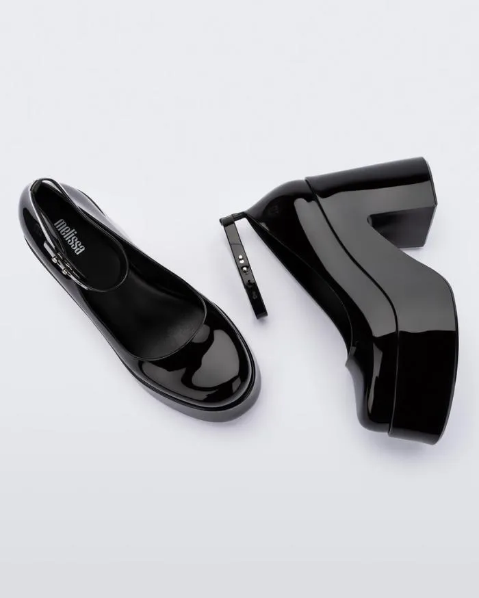 Women Doll Heel Black Melissa Platforms