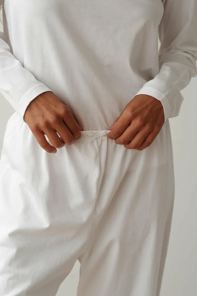 Women DONNI Bottoms The Jersey Bow Simple Pant