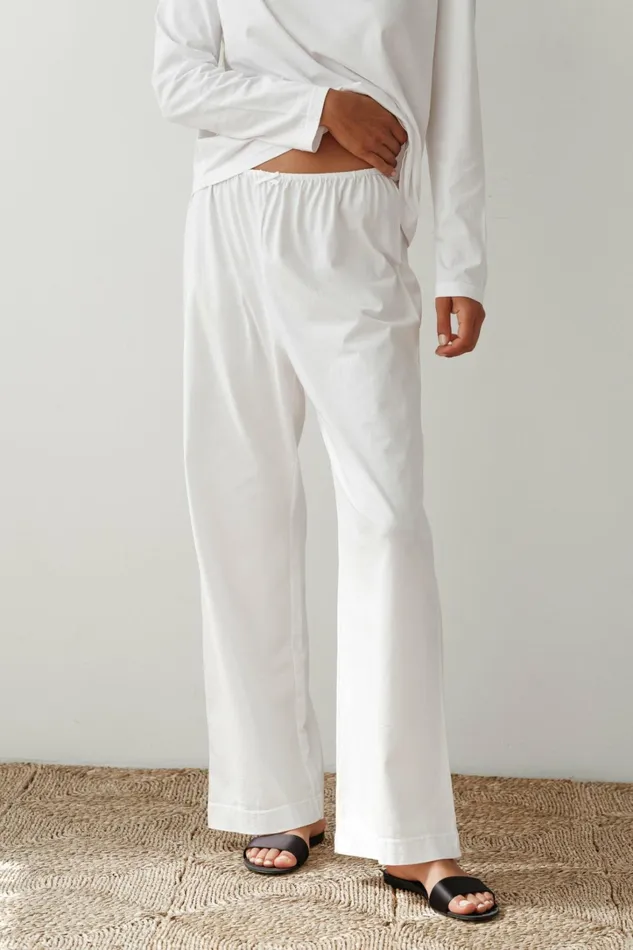 Women DONNI Bottoms The Jersey Bow Simple Pant