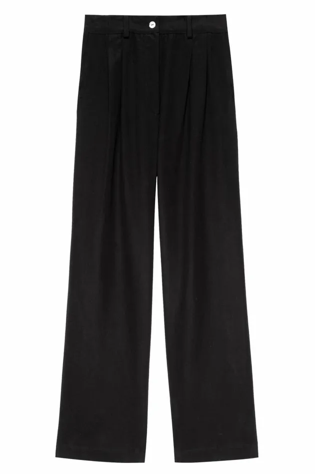 Women DONNI Bottoms The Pleated Trouser