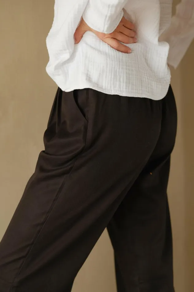 Women DONNI Bottoms The Pleated Trouser