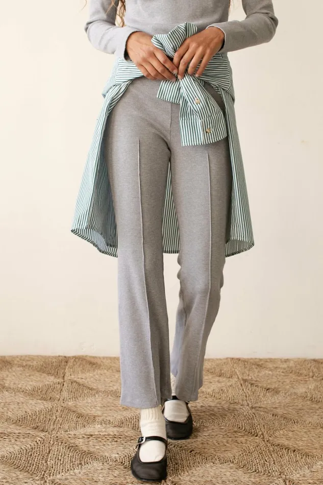 Women DONNI Bottoms The Rib Kick Flare