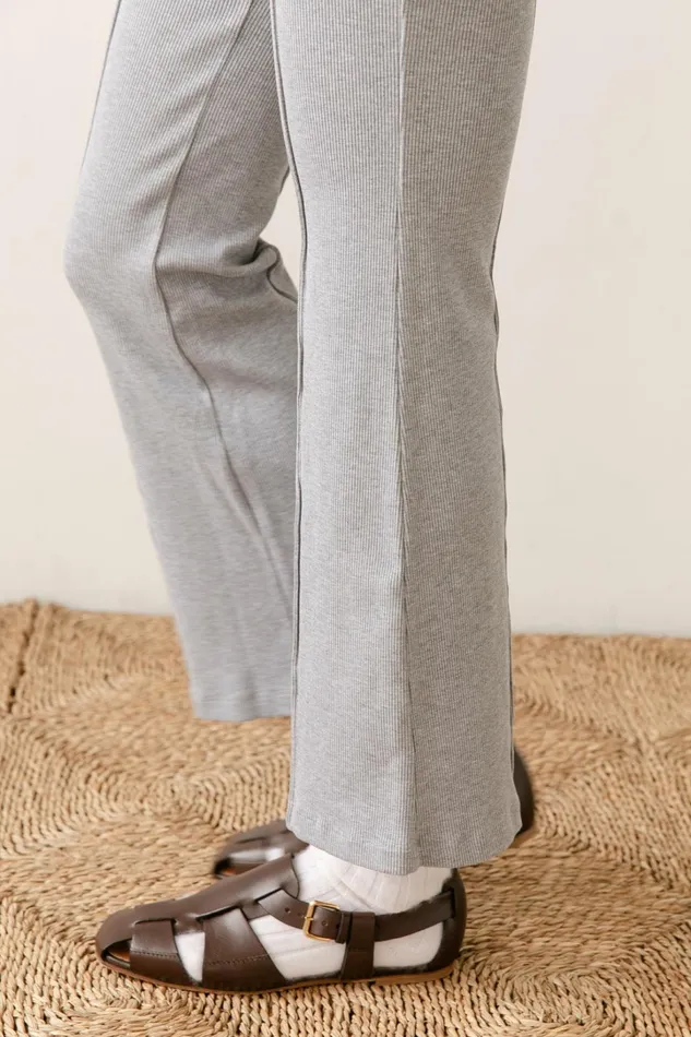 Women DONNI Bottoms The Rib Kick Flare