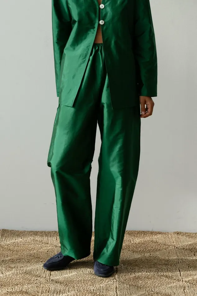 Women DONNI Bottoms The Taffeta Simple Pant