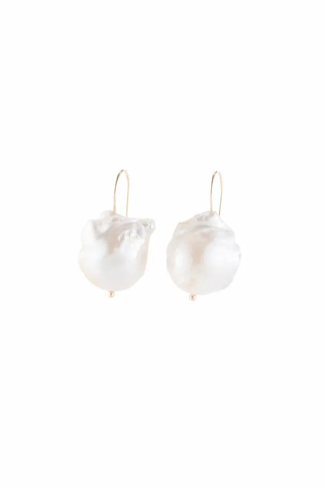 Women DONNI Jewelry The June White Pearl Drop Earring